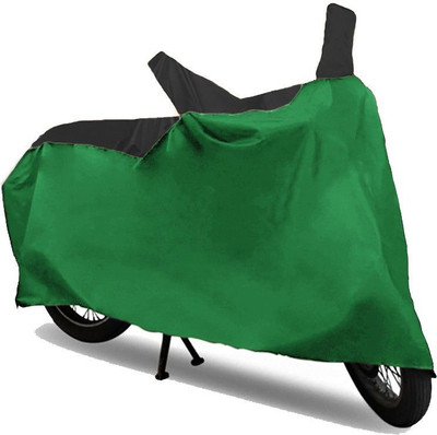 SK AUTO Two Wheeler Cover for Yamaha(SZ-S, Black, Green)