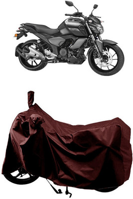 SUGASHRI Waterproof Two Wheeler Cover for Yamaha(FZ FI BS6, Maroon)