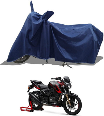 SK AUTO Two Wheeler Cover for TVS(Apache RTR 200 4V, Blue)