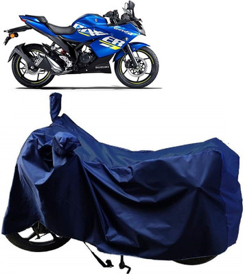 MMSSTAR Waterproof Two Wheeler Cover for Suzuki(Gixxer, Blue)