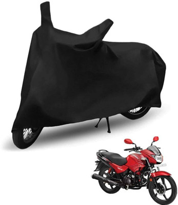 Creative Designz Waterproof Two Wheeler Cover for Hero(Glamour, Black)