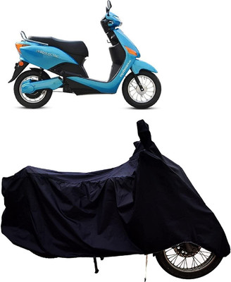 SK AUTO Two Wheeler Cover for Hero(Electric Optima Plus, Black)