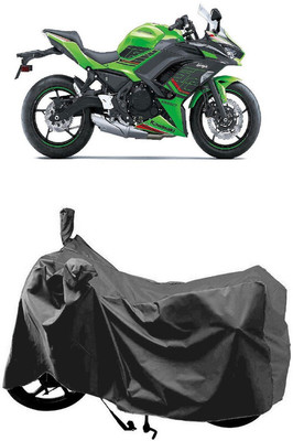 SUGASHRI Waterproof Two Wheeler Cover for Kawasaki(Ninja 650 BS6, Grey)