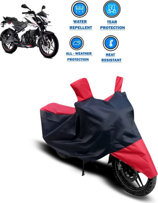 CODOKI Two Wheeler Cover for Bajaj(Pulsar NS 200, Red)