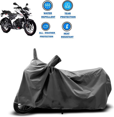 CODOKI Two Wheeler Cover for Bajaj(Pulsar NS 200, Grey)