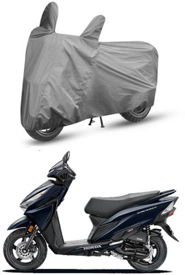 DeepShakshi AUTOMOTIVE Waterproof Two Wheeler Cover for Honda(Grazia, Grey)