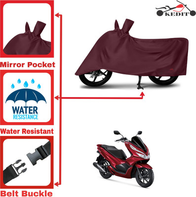 SK AUTO Two Wheeler Cover for Honda(PCX 125 BS6, Maroon)