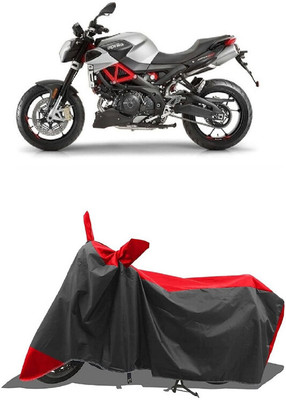 SUGASHRI Waterproof Two Wheeler Cover for Aprilia(Shiver 900, Red, Black)