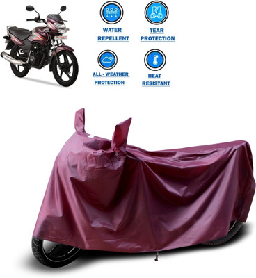 PAGORA Waterproof Two Wheeler Cover for TVS(Sport, Maroon)