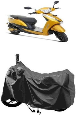 SUGASHRI Waterproof Two Wheeler Cover for Ampere(Magnus Pro, Grey)