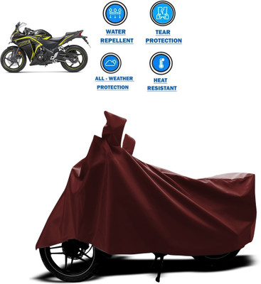 GOSHIV-car and bike accessories Waterproof Two Wheeler Cover for Honda(CBR 250R, Maroon)