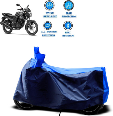 GOSHIV-car and bike accessories Two Wheeler Cover for Yamaha(SZ R, Blue)
