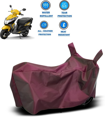 CODOKI Waterproof Two Wheeler Cover for Honda(Dio, Maroon)