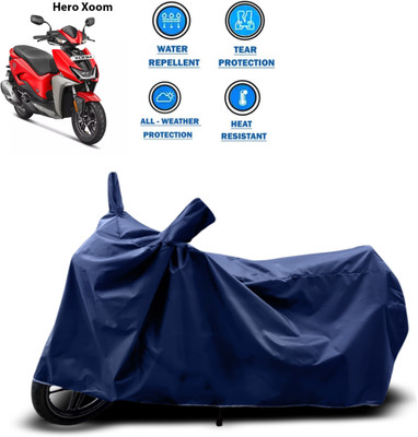 CODOKI Two Wheeler Cover for Hero(Blue)