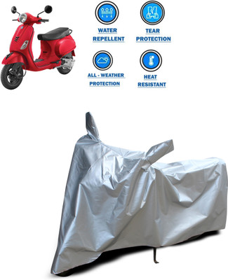 PAGORA Two Wheeler Cover for Vespa(Urban Club, Silver)