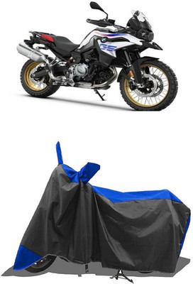 SUGASHRI Waterproof Two Wheeler Cover for BMW(F 850 GS, Blue, Black)