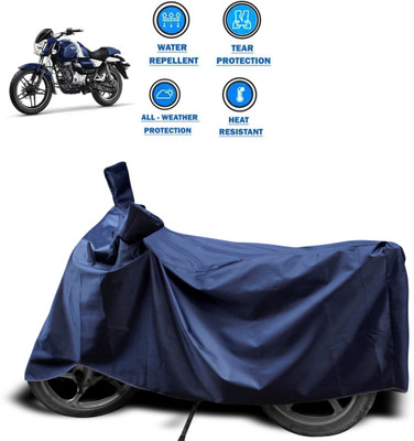 PAGORA Two Wheeler Cover for Bajaj(V12, Blue)