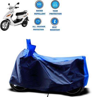 CODOKI Two Wheeler Cover for Indus(Yo Electron, Blue)