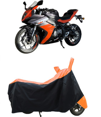 Coxtor Waterproof Two Wheeler Cover for Benelli(302R, Orange)