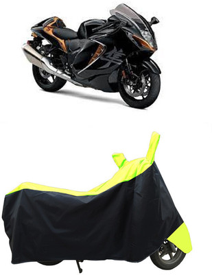 Coxtor Waterproof Two Wheeler Cover for Suzuki(Hayabusa, Yellow)