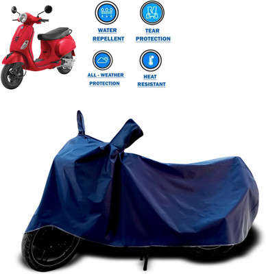CODOKI Two Wheeler Cover for Vespa(Urban Club, Blue)