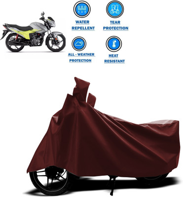 CODOKI Waterproof Two Wheeler Cover for Hero(MotoCorp Glamour, Maroon)