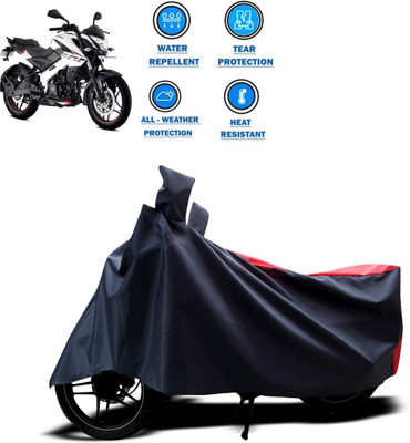 CODOKI Two Wheeler Cover for Bajaj(Pulsar NS 200, Red)