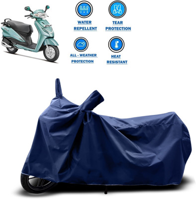 CODOKI Two Wheeler Cover for Hero(Moto Corp Duet, Blue)