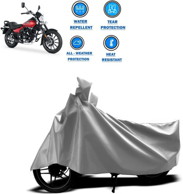 CODOKI Two Wheeler Cover for Bajaj(Avenger 160 Street, Silver)