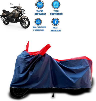 PAGORA Two Wheeler Cover for Suzuki(Intruder, Red)