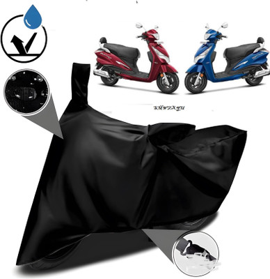 SK AUTO Waterproof Two Wheeler Cover for Hero(Destini 125, Black)
