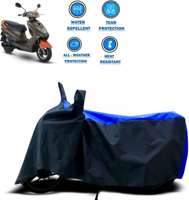 CODOKI Two Wheeler Cover for Okinawa(Ridge Plus, Blue)