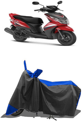 SUGASHRI Waterproof Two Wheeler Cover for Yamaha(Ray, Blue, Black)