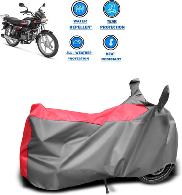 CODOKI Two Wheeler Cover for Hero(MotoCorp Splendor Plus, Grey)