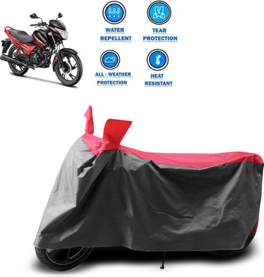 CODOKI Two Wheeler Cover for Hero(Glamour i3s, Grey)