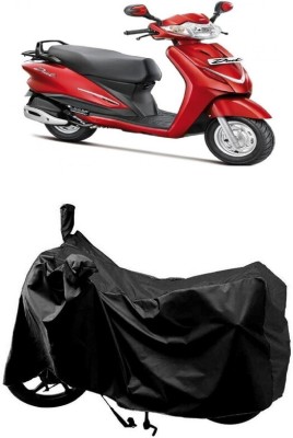 SUGASHRI Waterproof Two Wheeler Cover for Hero(Duet 125CC, Black)