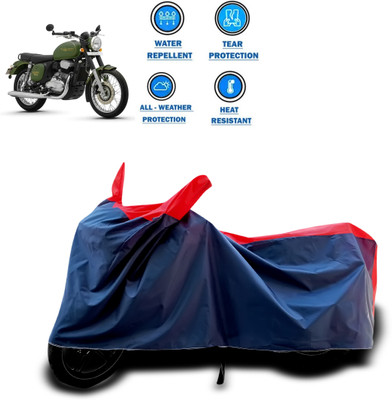 CODOKI Two Wheeler Cover for JAWA(42 BS6, Red)