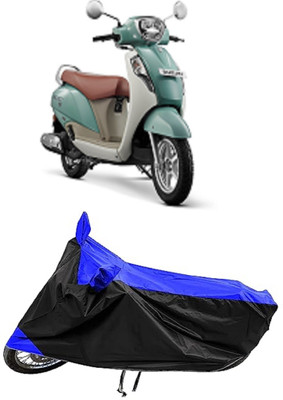 Mdstar Waterproof Two Wheeler Cover for Suzuki(New Access 125, Blue)