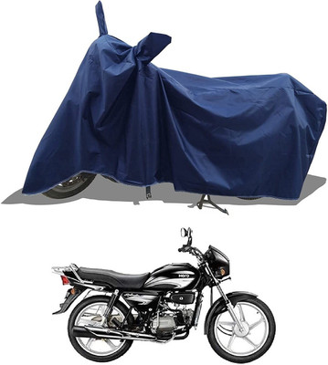 SK AUTO Two Wheeler Cover for Hero(MotoCorp Splendor Plus, Blue)
