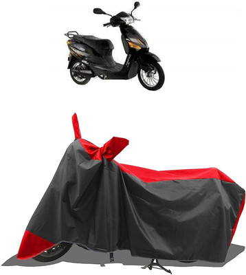 SK AUTO Two Wheeler Cover for Hero(Electric Zippy, Red)