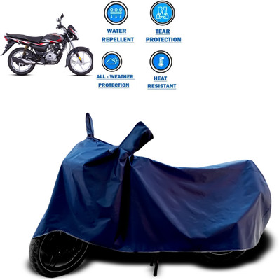 PAGORA Two Wheeler Cover for Bajaj(Platina 100 DTS-i, Blue)