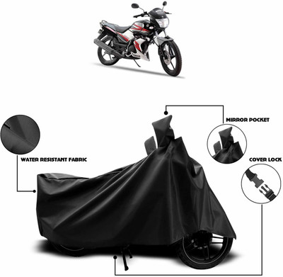 SK AUTO Two Wheeler Cover for Yamaha(SS 125, Black)