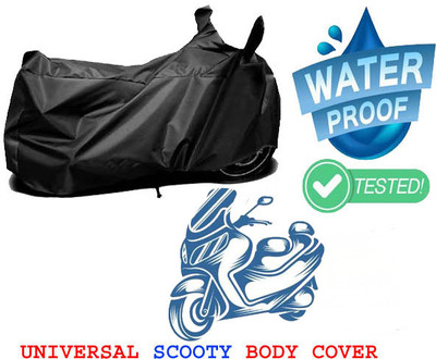 Mobidezire Waterproof Two Wheeler Cover for Hero Electric(Electric E-Sprint, Black)