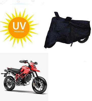Mdstar Waterproof Two Wheeler Cover for Ducati(Hypermotard, Black)