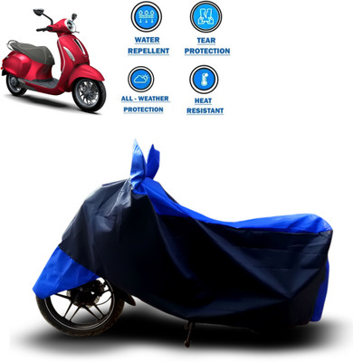PAGORA Two Wheeler Cover for Bajaj(Chetak, Blue)