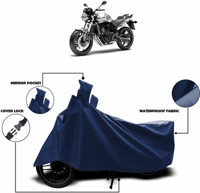 SK AUTO Waterproof Two Wheeler Cover for Honda(CBF, Blue)