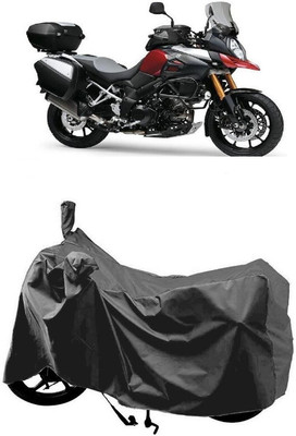 SUGASHRI Waterproof Two Wheeler Cover for Suzuki(V Strom 1000, Grey)