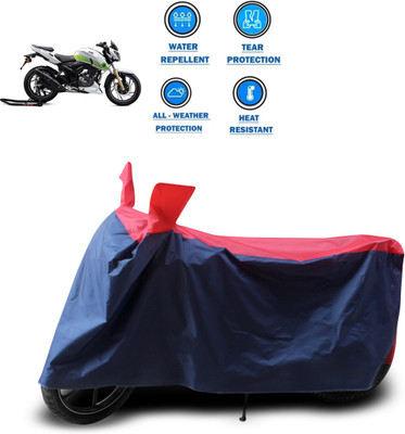 CODOKI Two Wheeler Cover for TVS(Apache RTR 200 Fi E100, Red)