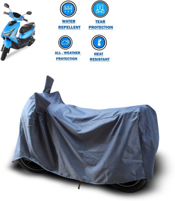 PAGORA Waterproof Two Wheeler Cover for Ampere(E Lite, Grey)