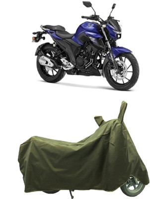 Coxtor Waterproof Two Wheeler Cover for Yamaha(FZ25, Gold)